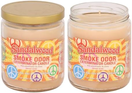 Smoke Odor Exterminator 13 Oz Jar Candle Sandalwood