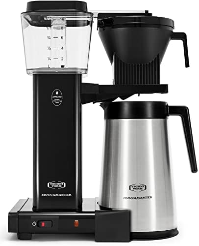 Technivorm Moccamaster 79317 KBGT thermal Carafe 10-Cup Coffee Maker 40 Ounce, Stone Grey 1.25l