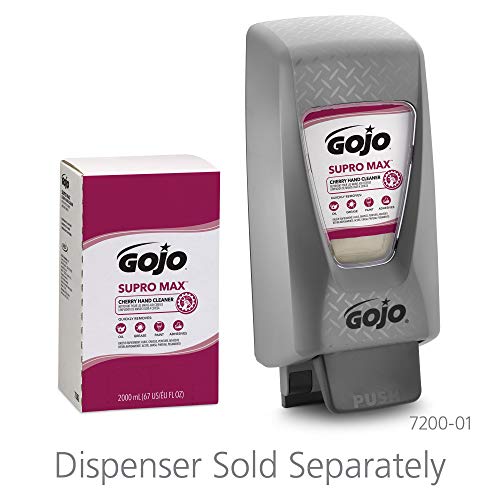 GOJO PRO TDX Supro Max Hand Cleaner Refill, Citrus, 4ct x 2000 mL-7272-04 | Citrus Scent Hand Cleaner and PRO TDX Push-Style Dispenser (7272-04)