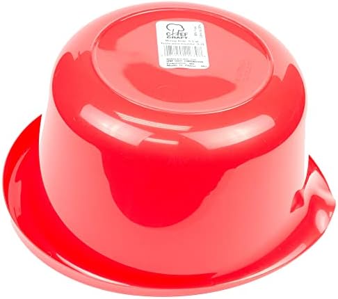 Chef Craft Select Plastic Mixing Bowl Set, 5 Piece, Multiple Color