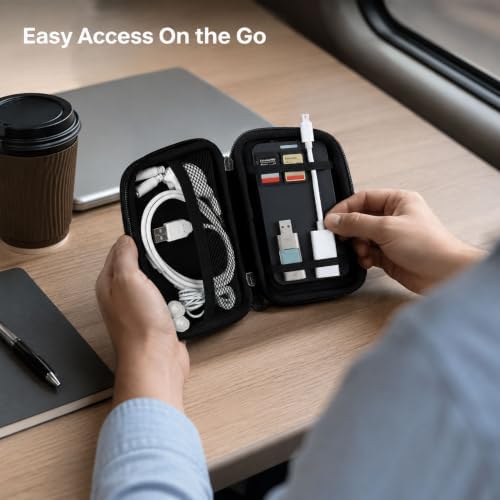 Vangoddy Premium Hard Shell Protective Case for Voice Caddie Swing SC100 and SC200 Swing Caddie