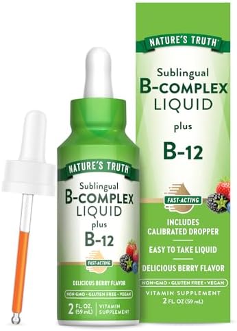 Nature's Truth Sublingual B Complex | with B12 | 2 Fluid Ounces
