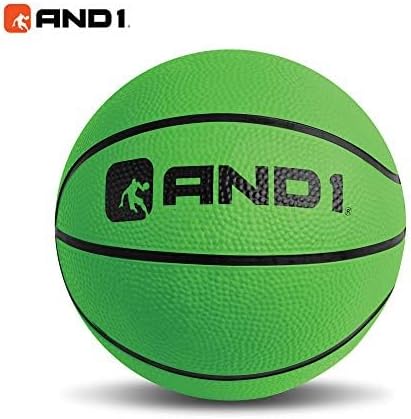 AND1 Over the Door Mini Basketball Hoop: 18x12 Shatterproof Backboard, 2 Mini Basketballs