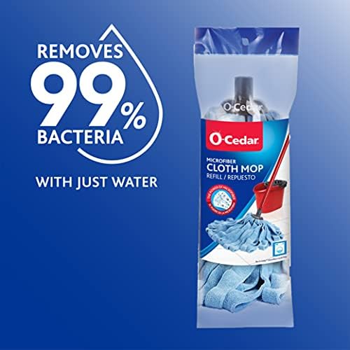 O-Cedar Microfiber Cloth Mop Refill, Blue