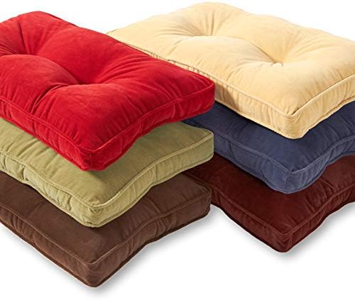 Greendale Home Fashions Hyatt 4-Piece Kitchen Nook Polyester Cushion Set, Cobalt
