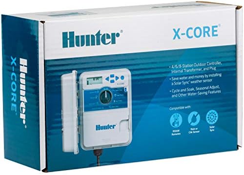 Hunter X-Core Sprinkler Timer, 8-Zone Indoor/Outdoor Sprinkler Controller