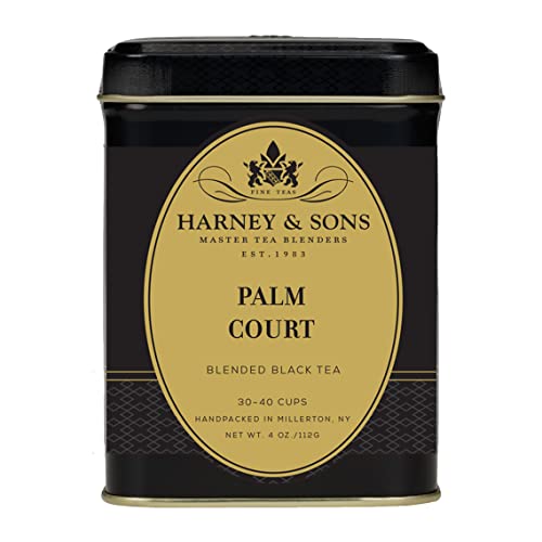 Harney & Sons Japanese Sencha Tea, Loose Leaf Green Tea Tin, 8 oz | Loose leaf Sencha green tea from Shizuoka with mild vegetal, spinach, and light roasted notes. 8 oz tin. Contains caffeine.