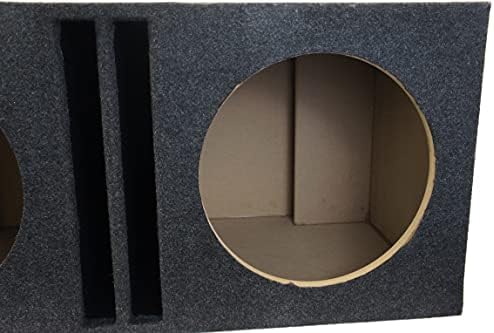 Dual 15" Inch Ported Sub Box SPL Bass Labyrinth Vent Subwoofer Enclosure | Competition low-end punch, holds 2 large drivers