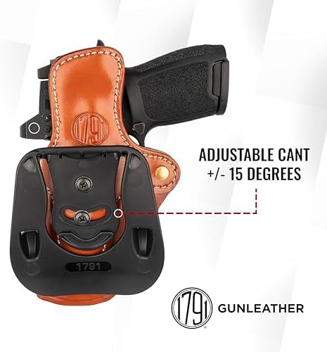 1791 Optic Ready Paddle Holster Fits Sig P320, Beretta 92FS, Walther PDP