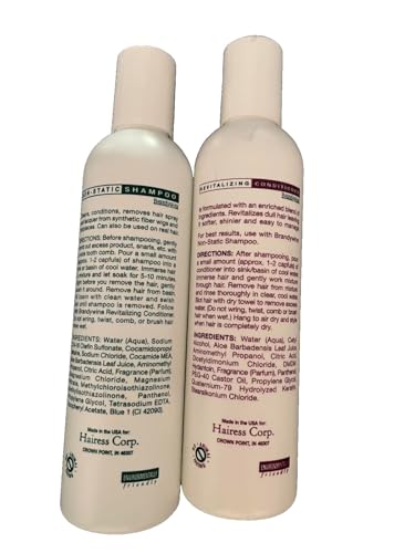 Anti Static Shampoo & Revitalizing Conditioner 8 Ounce, Value Pack Bundle 2 items