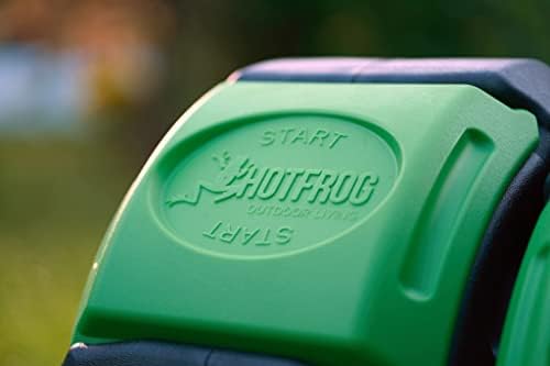 FCMP Outdoor HOTFROG 37-Gallon Dual-Chamber Tumbling Composter, Black/Green (HF-DBC4000) - UV-Inhibited, BPA-Free, Compost Bin for Garden