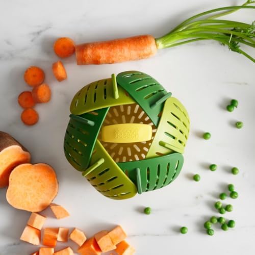 Joseph Joseph Bloom Folding Steamer Basket, Vegetable Steamer
