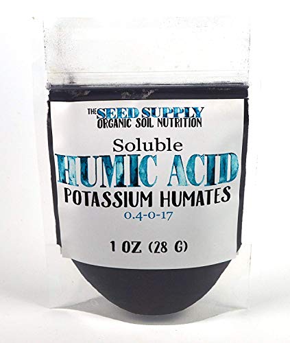 1 Ounce Soluble Humic Acid Powder - Potassium Humates