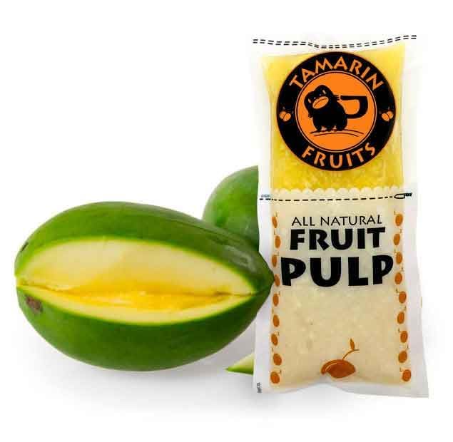 Tamarin Fruits All Natural Frozen Fruit Pulp perfect for Juicing, Cocktails, Smoothies, Desserts, and Baking, No Sugar Added, Gluten Free with No Preservatives, (Yellow Dragon fruit, 4lbs)