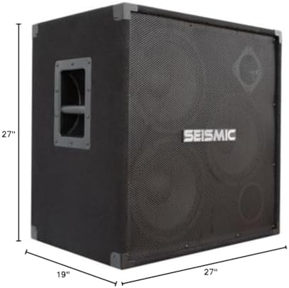 Seismic Audio - 310 Bass Guitar Speaker Cabinet PA DJ 750 Watts 3x10 3 10