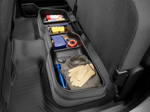 WeatherTech Under Seat Storage System for GMC Sierra, Silverado - (4S017), Black