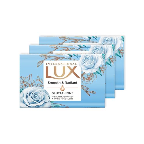 LUX Flaw-less Glow Jasmine Soap Bar, 3x150g