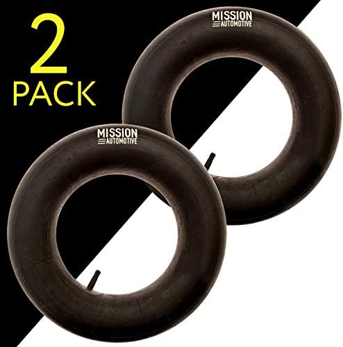 Mission Automotive 4.80/4.00-8 in Tire Inner Tubes for Wheelbarrow Wheels - Fits Trailer Tire Tube - Pack of 2