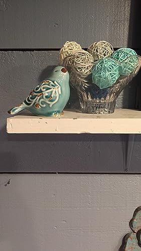 Distressed Finish Ceramic Bird Figurine Home Decor - Assorted Set of 3