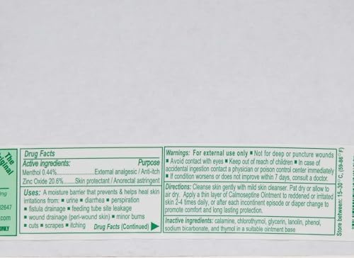 Calmoseptine Ointment - 2.5 Oz Jar Each (Pack of 3)