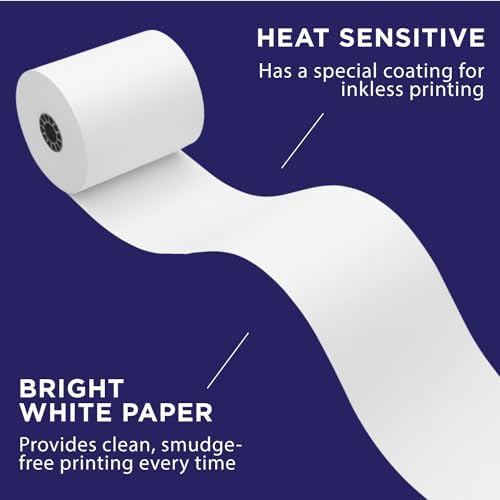 PaperPlanet Thermal Paper for Toast TP200 Printer | 20 Rolls | Thermal Receipt Paper, Compatible with Toast TP200 Printer