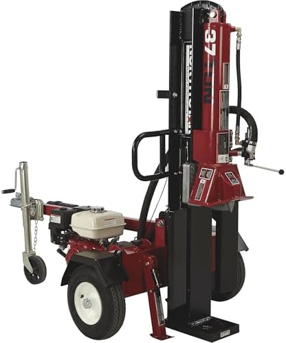 NorthStar Horizontal/Vertical Log Wood Splitter - 37-Ton, 270cc Honda GX270 Engine