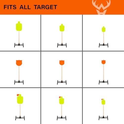 Highwild 2x4 Target Stand Base for AR500 Steel Shooting Targets - Double T-Shaped Base for Shooting Range Outdoor