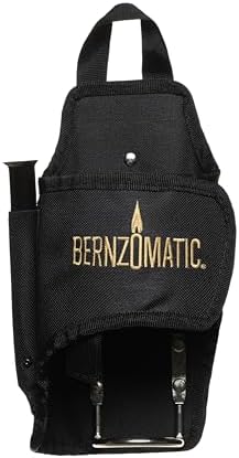 Bernzomatic BZ8250HT Reach Hose Torch, Trigger-Start Hose Torch with Included Holster For Fuel Canister, Red (8250 Reach Torch)