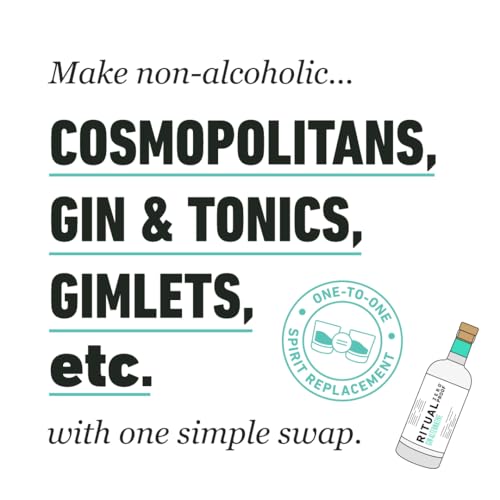 RITUAL ZERO PROOF Gin Alternative | Award-Winning Non-Alcoholic Spirit | 25.4 Fl Oz (750ml) | Zero Calories | Sustainably Made in USA | Make