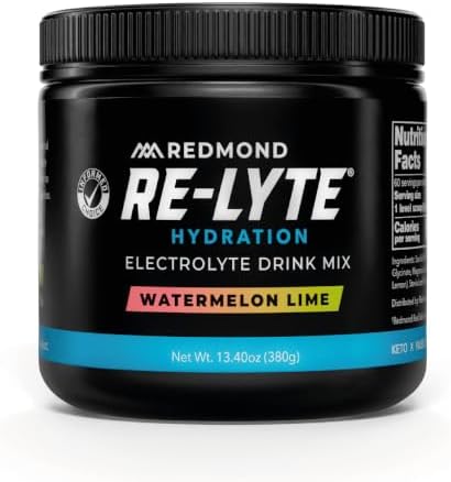 REDMOND Re-Lyte Sugar Free Electrolyte Powder Drink Mix (Mixed Berry)