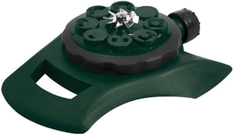 Orbit 58223N SunMate Hose-End 8-Pattern Turret Sprinkler, Green