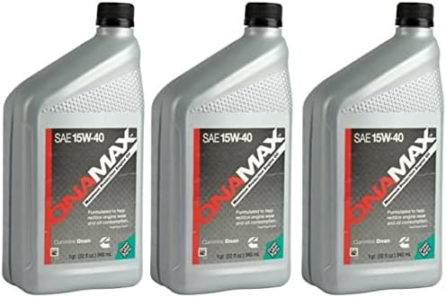 Cummins 3265336 Onan SAE 15W-40 Oil - 1 Quart (Quantity 3)