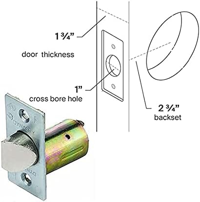 SL20-26D Commercial Duty Privacy Lock, Satin Chrome