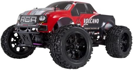 Redcat Racing Volcano EPX 1/10 Scale Electric RC Monster Truck – 4WD RC Truck with 2.4GHz Radio, Waterproof Electronics, 19T Brushed 550 Motor