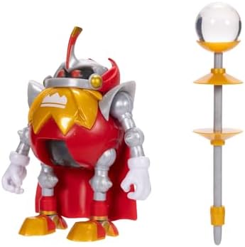 Sonic the Hedgehog 4-inch Heavy King Eggrobo Action Figure with Spike Trap Accessory. Ages 3+ (Officially licensed by Sega)