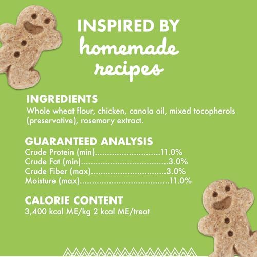 Buddy Biscuits Teeny Crunchy Dog Treats, Roasted Chicken, 8 oz. Box