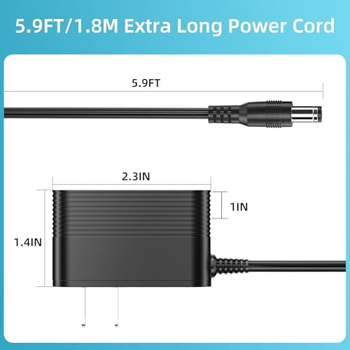 Power Cord for ProForm Elliptical Smart Strider 390 395 475 510 E, 480 490 500 600 LE, 400 700 510 EX