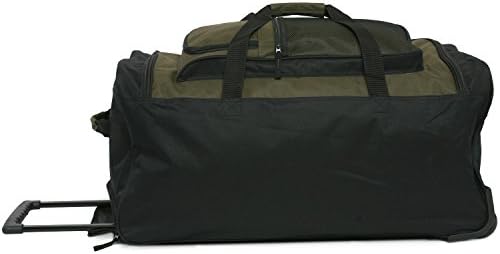 Pacific Coast Unisex 30" Large Rolling Duffel Bag, Red, One Size