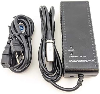 Pride Mobility Charger ELE1803400 - Fits Scooters and Power Wheelchairs - 24V 3.5A - UPG 24BC3500T-4 71699