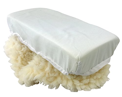 KneeRover Deluxe Plush Synthetic Sheepskin Knee Scooter Pad Cover Cushion | Knee Rover Pad Accessory, Thick Comfortable Foam Padding, Fits Most Models
