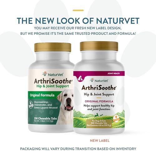 NaturVet – Senior Wellness Hip & Joint Advanced Plus Omegas | Help Support Your Pet’s Healthy Hip & Joint Function | Supports Joints, Cartilage & Connective Tissues | 120 Soft Chews