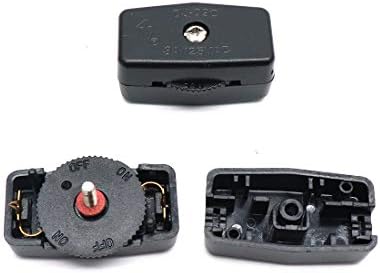 Luomorgo 3A, 125VAC Inline Rotary Cord Switch
