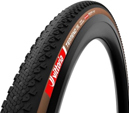 Vittoria Terreno T30 Fine Loose Gravel Endurance Tubeless Ready Tire - Reinforced Casing for Long-Distance Gravel Riding