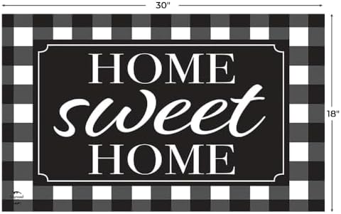 Briarwood Lane Doormat 30x18 Indoor Outdoor Farmhouse Wreath Spring for Spring Doormat
