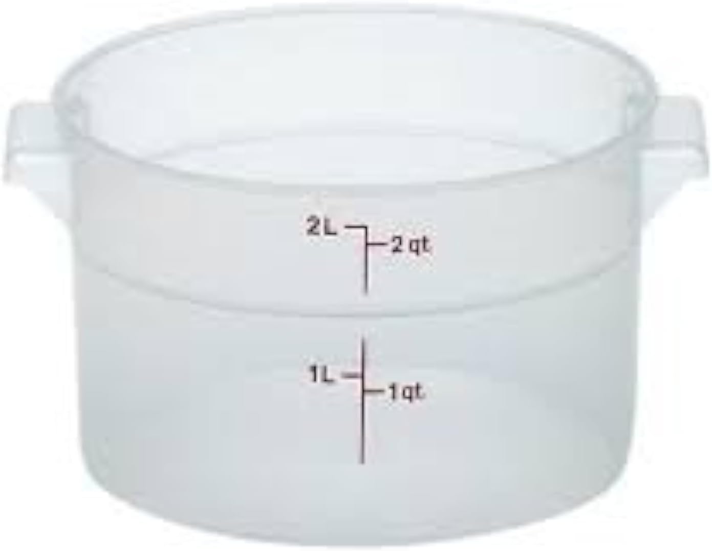 Cambro RFS2PP190 Round Storage Container 2 Qt., 6 Pack