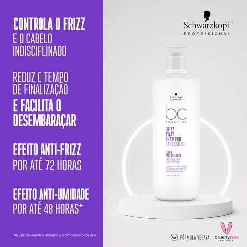 Schwarzkopf Bc Bonacure Keratin Smooth Perfect Shampoo By for Unisex - 33.8 Ounce Shampoo, 33.8 Ounce