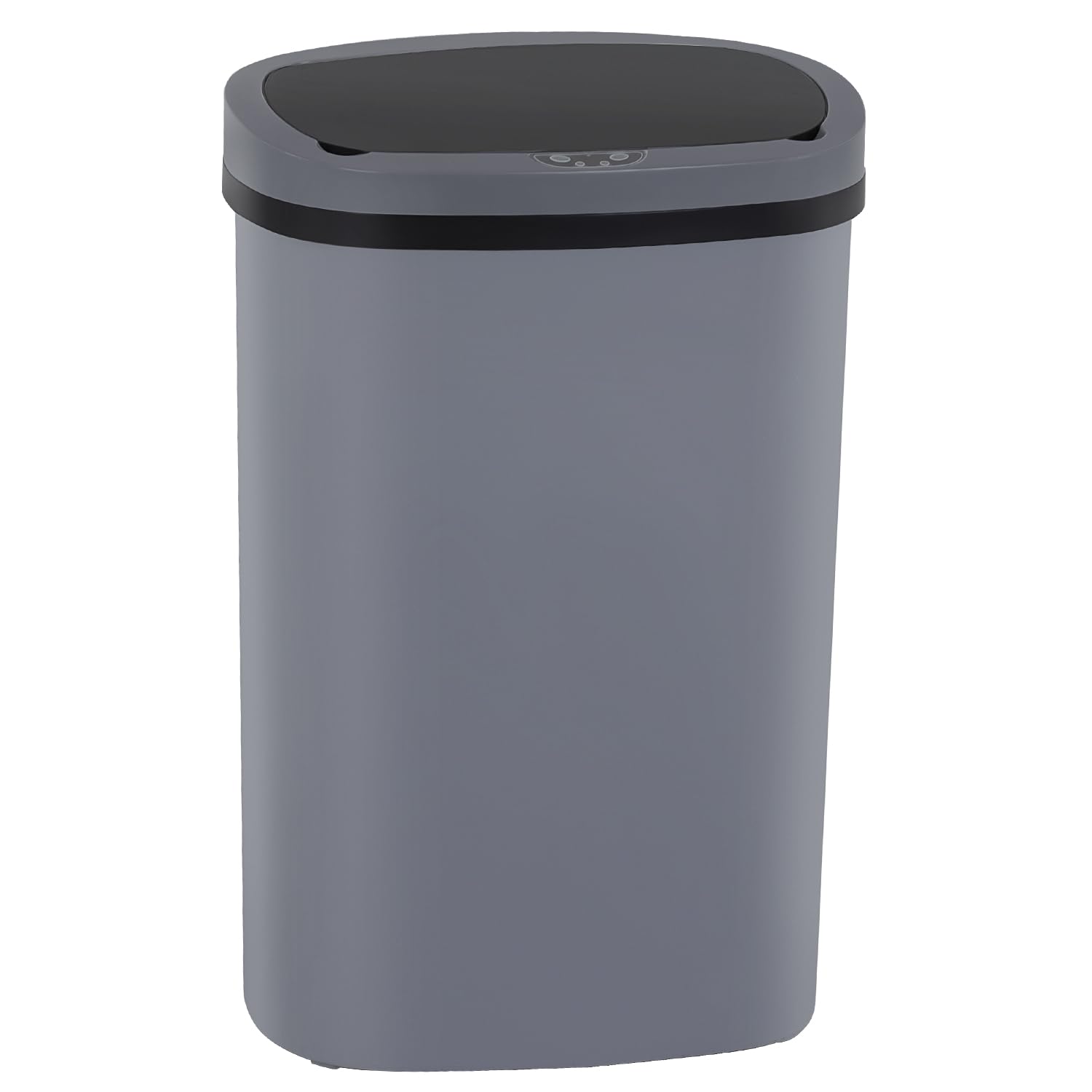 BestOffice | 13 Gallon Stainless Steel Trash Can with Lid | Steel | Automatic Touchless Garbage Can | Odor Control | Modern Oval Design | Easy to Clean | For Kitchen, Bathroom, Office or Home