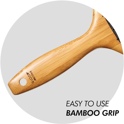 Sam Villa Signature Series Bamboo Brush Wooden Paddle Brush For Hair Styling