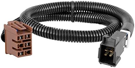 CURT 51352 Quick Plug Electric Trailer Brake Controller Wiring Harness, Fits Select Chevy Silverado, Suburban, Tahoe, GMC Sierra, Yukon, Escalade