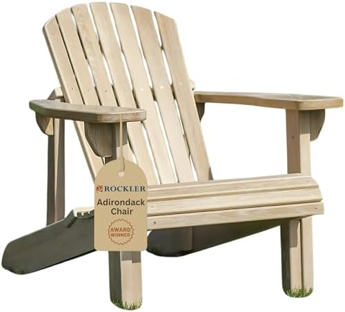 ROCKLER Adirondack Chair Plans with Cardboard Templates